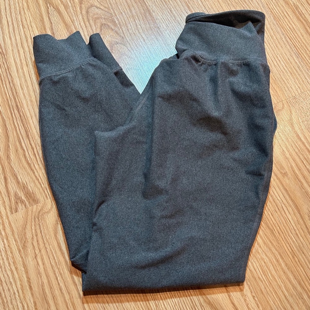 Old Navy Active Powersoft High Rise Leggings XS Gray Go-Dry Jogger Crossover